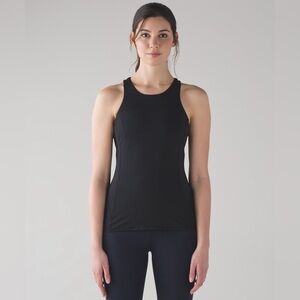 Lululemon Black Racerback Athletic Tank Top